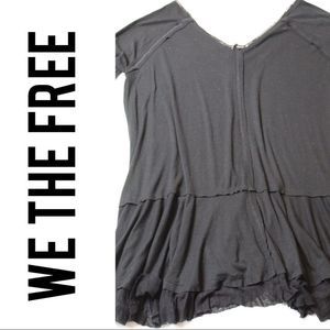 We The Free Black Long Sleeve Tunic